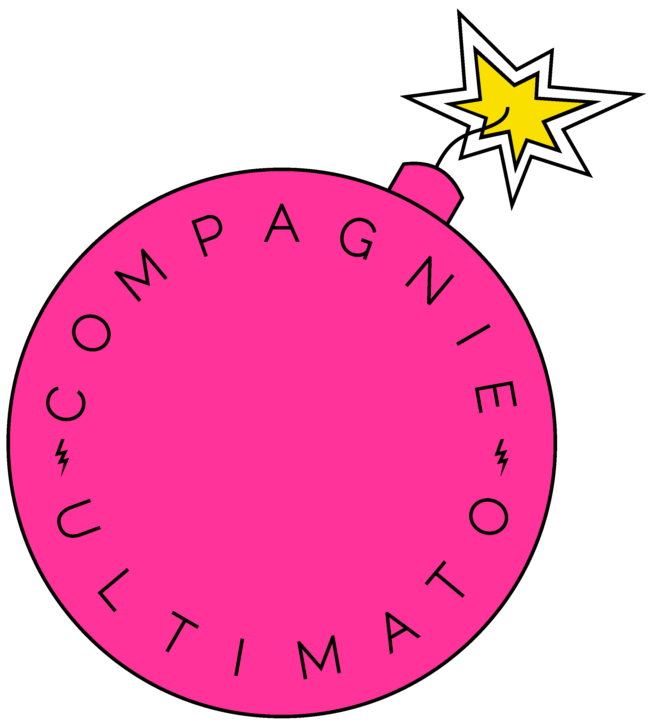 Logo de la Compagnie Ultimato, direction artistique de Léna Bokobza-Brunet